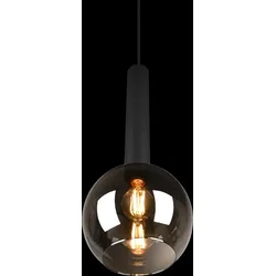 Trio 310300132 hängende Deckenleuchte Clayton 1x28W | E27 - höhenverstellbar, schwarz