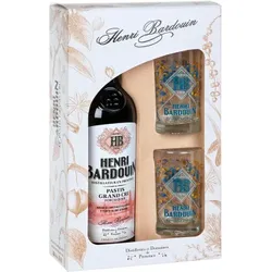 Pastis Henri Bardouin + 2 Gläser - Mit Etui - 0.7L