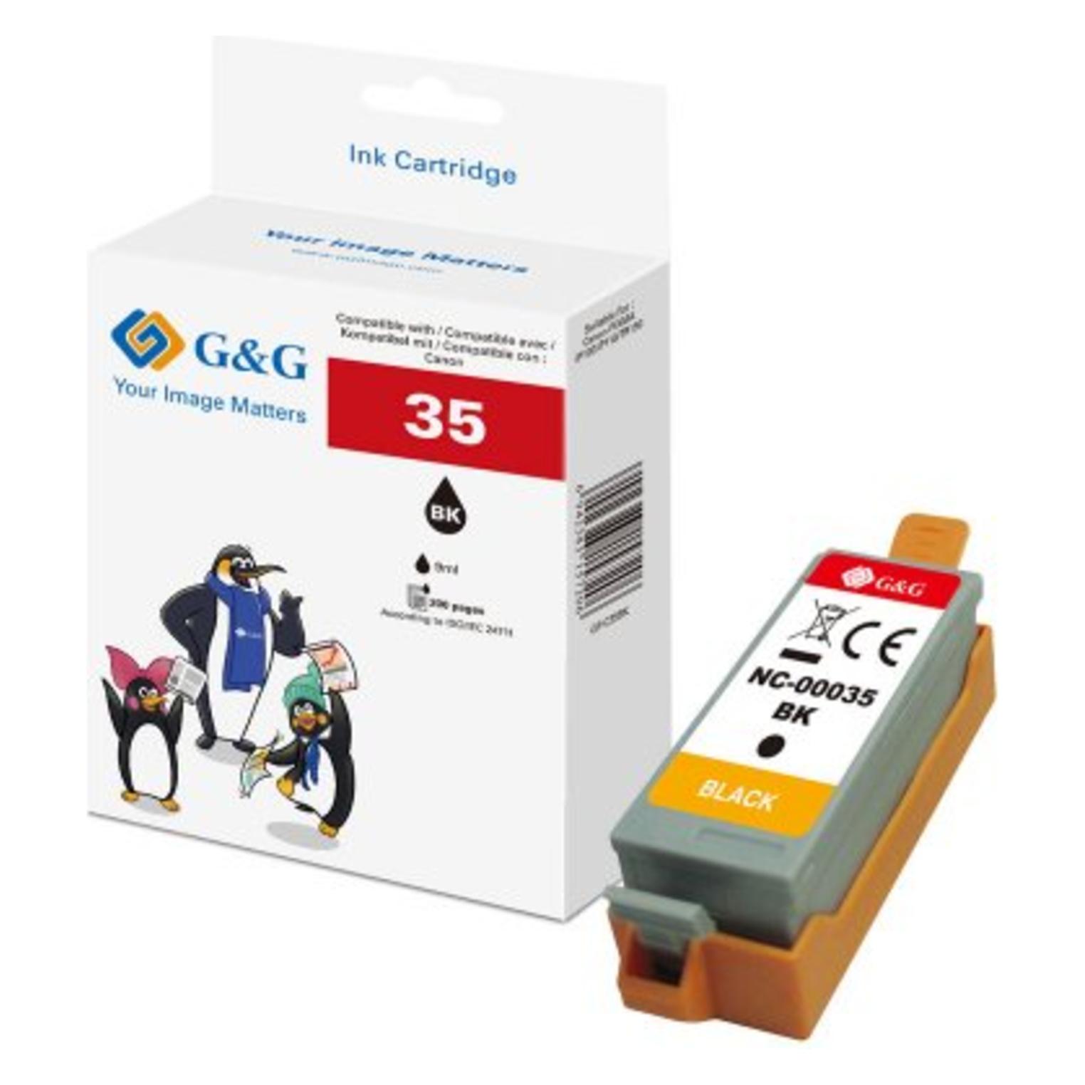 G&G Druckerpatrone Kompatibel GP-C35BK (BK) (GP-C35BK)