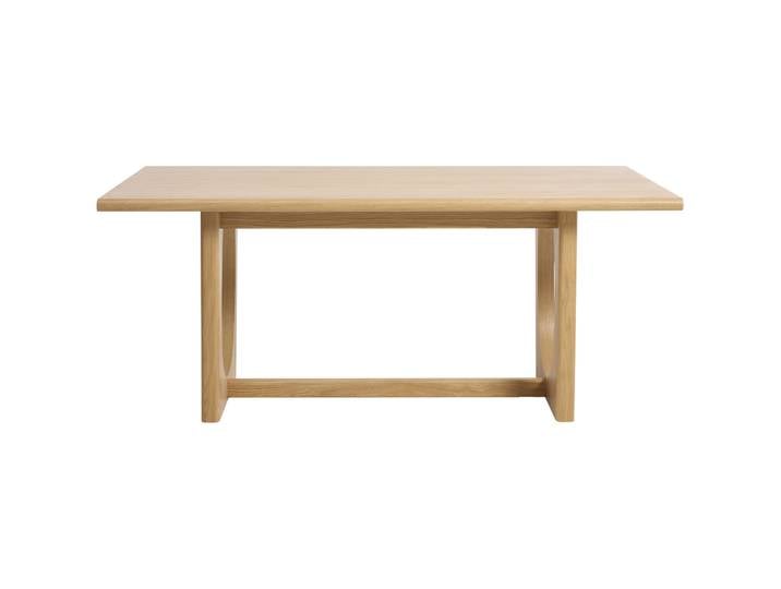Esstisch Fredy Eiche Natur Massivholz B 95 T 180 cm