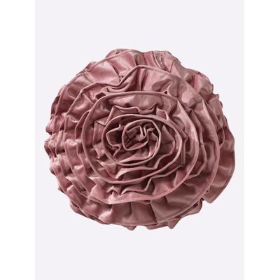 Kopfkissen HEINE HOME, rosa (altrose), B:40cm L:40cm, 100% Polyester, Kopfkissen