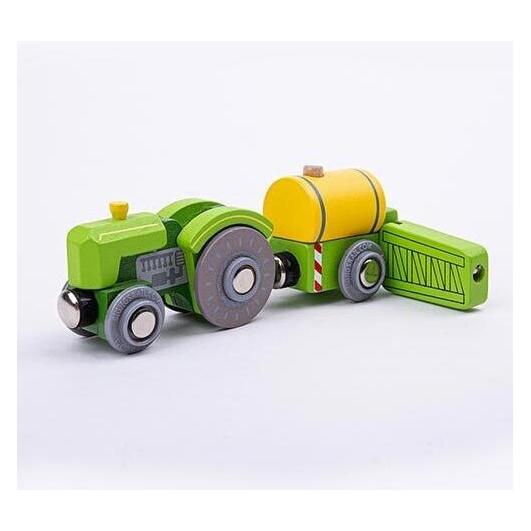 Bigjigs Traktor und mit Heuwagen (BJT495)