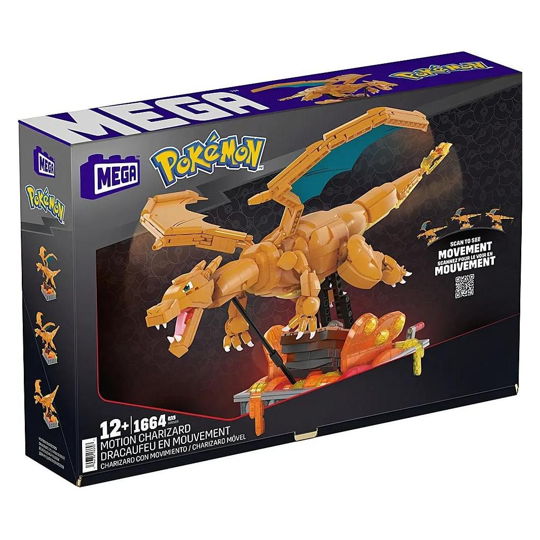 MEGA Pokémon Motion Glurak bewegliches Bauset (HMW05)