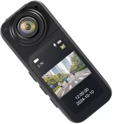 INF Tragbare Outdoor-Fahrradkamera mit 64 GB Speicherkarte – 2.7K HD-Aufnahmen