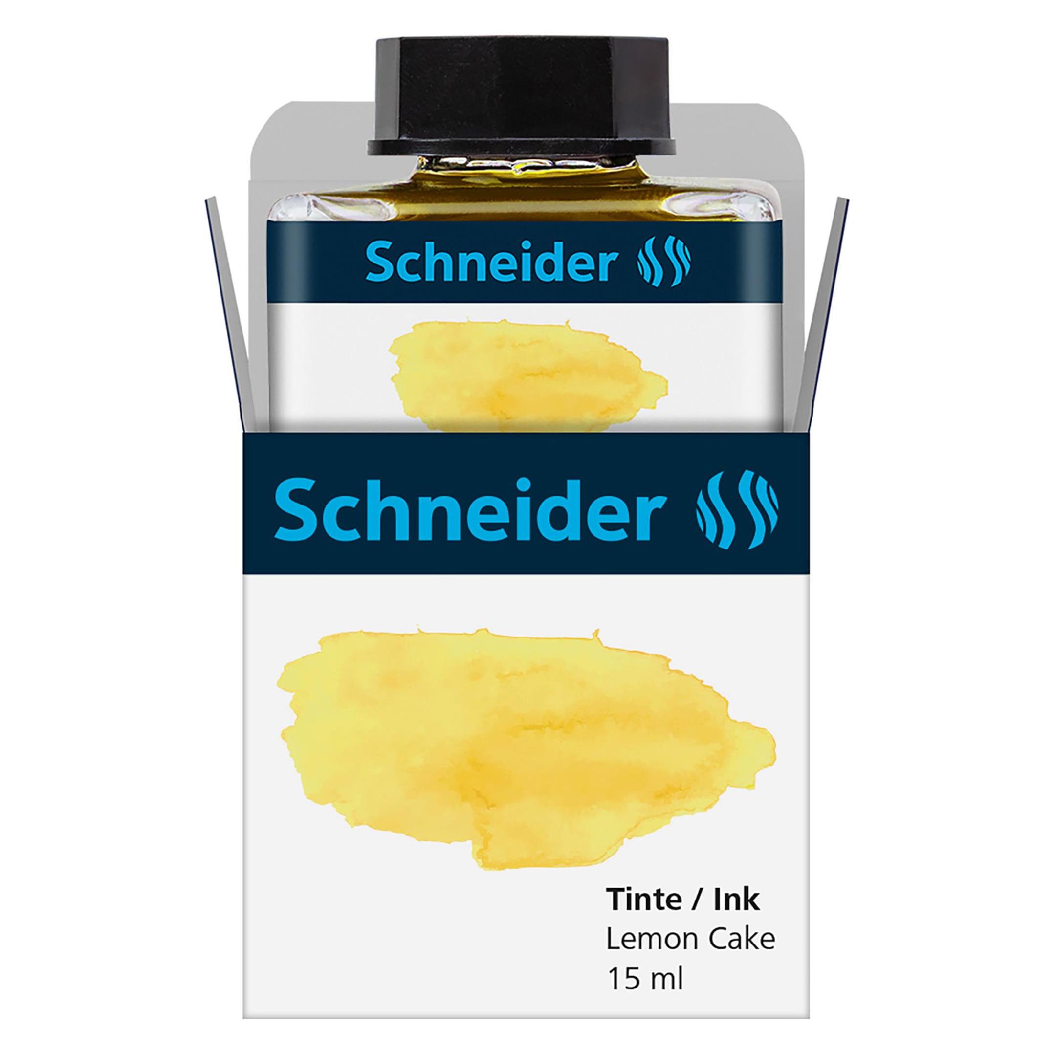Schneider Tintenglas 15ml Pastell lemon cake (Gelb, 1 Stk.) (6935)