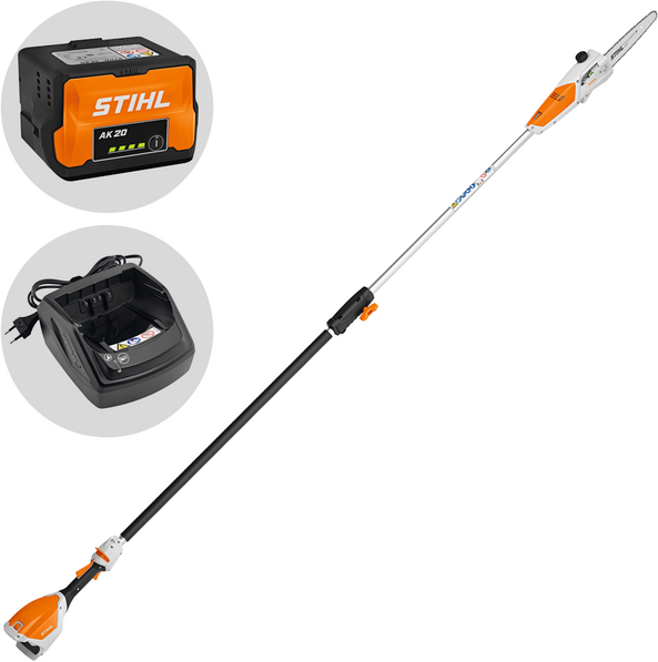 STIHL HTA 50 Set - Potatore su asta con batteria AK 20 - 36V 4Ah