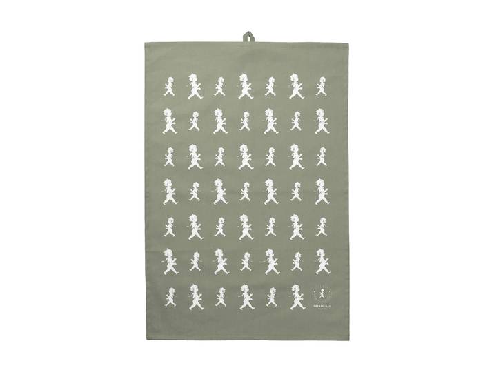 Solstickan Design Torchon Solstickan 50x70 cm Vert-blanc