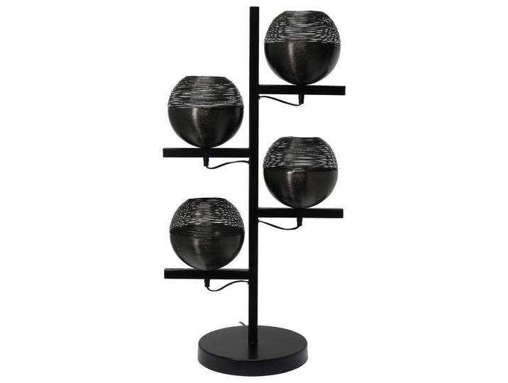 Kayoom Stehleuchte, Schwarz, Metall, 31x39x92 cm, Lampen & Leuchten, Innenbeleuchtung, Stehlampen, Stehlampen
