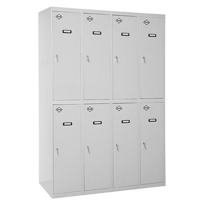SimonRack Spind Schrank, Metallschrank, Schließfachschrank, Schloss, 1800x1200x500 mm - Simonlocker