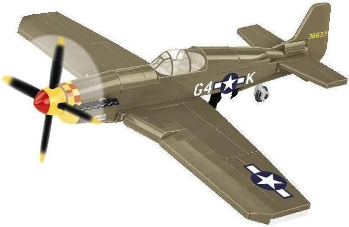 Cobi P-51B Mustang modelbouwpakket schaal 1:48 met 158 onderdelen