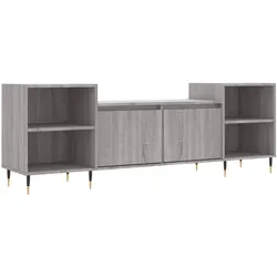 vidaXL TV-Schrank Grau Sonoma 160x35x55 cm Holzwerkstoff