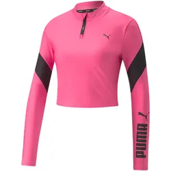 PUMA FIT Eversculpt Training 1/4-Zip Damen sunset pink L