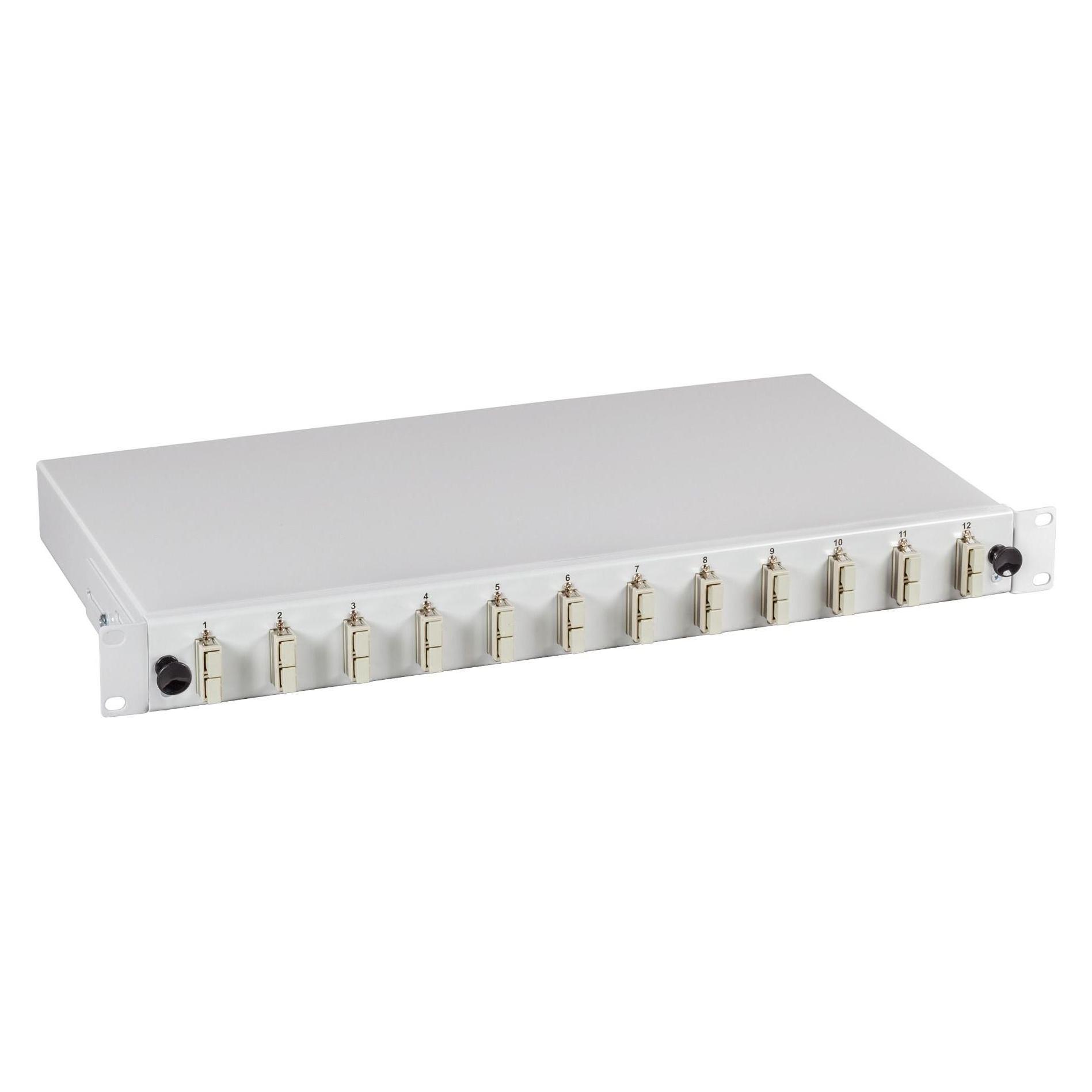 EFB Elektronik Spleissbox 12 SC/SC Kupplungen,ausz. teilbest.OM3 (Netzwerk Zubehör) (B61203.12OM3)