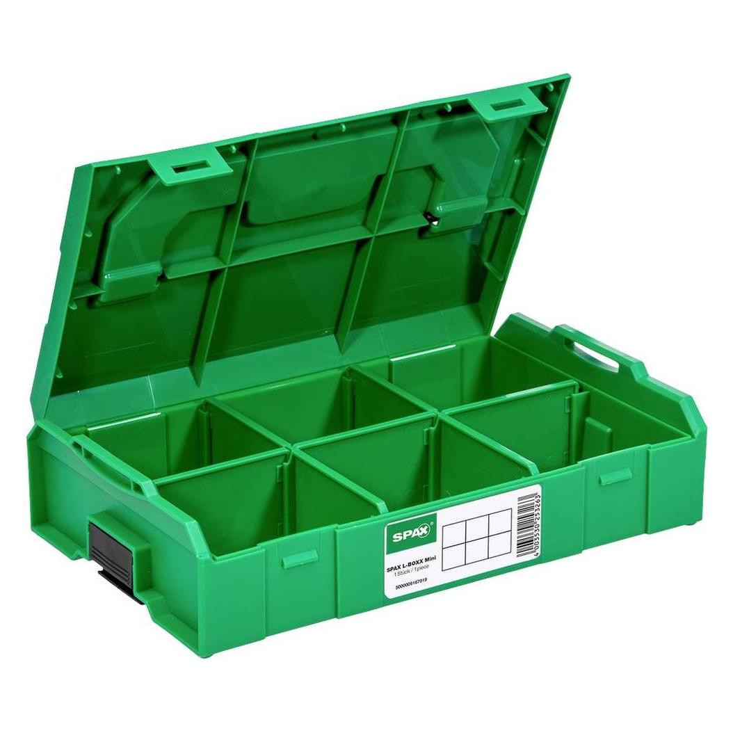 Spax L-BOXX KOFFER Kunststoff MINI, leer, mit (5000009167019)