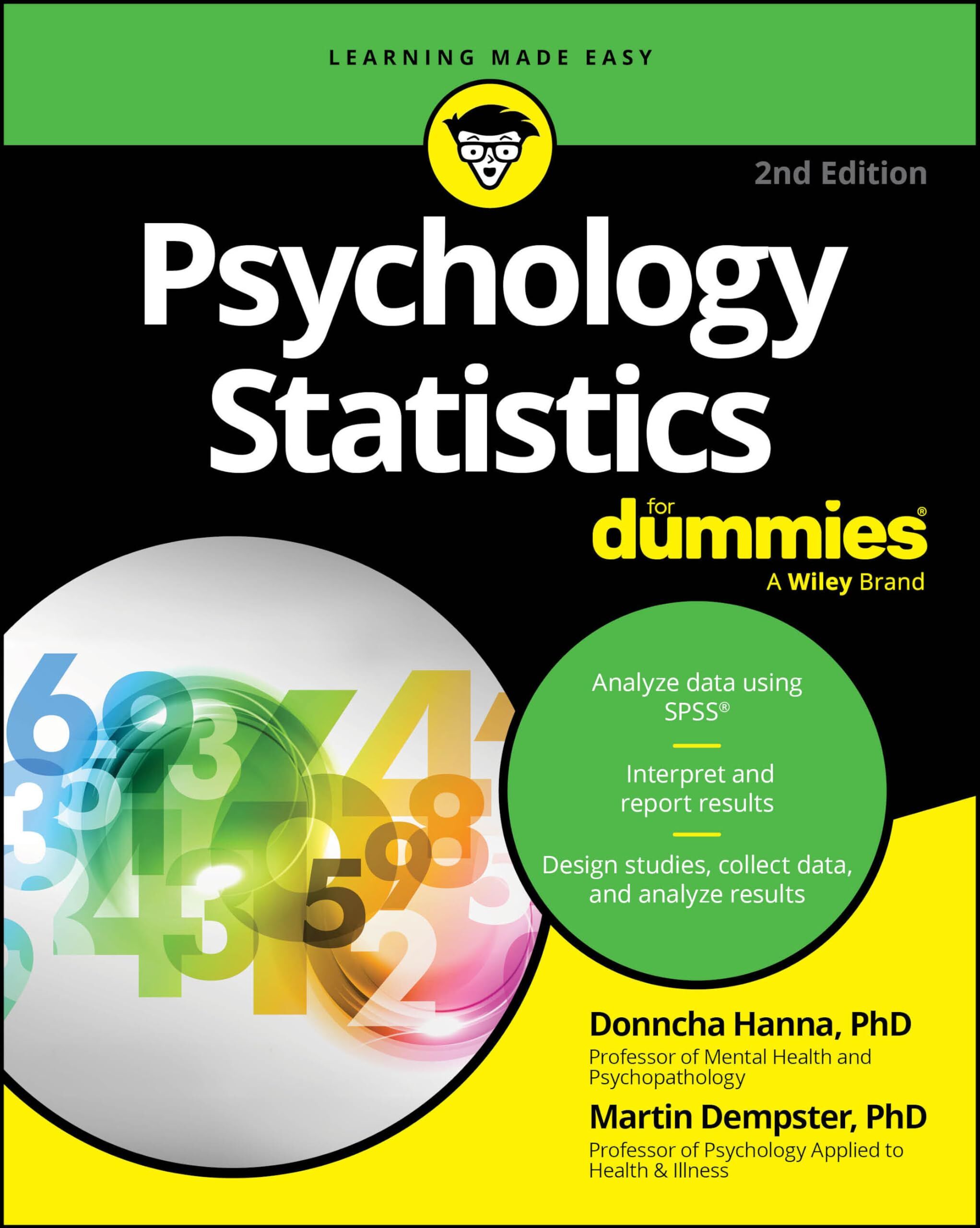 Donncha Hanna - Psychology Statistics For Dummies - Preis vom 09.10.2026 07:28:09 h