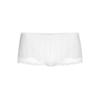Slip CALIDA "Slip Panty Etude Toujours Low Cut 1er Pack", Damen, Gr. 40-42, weiß, Obermaterial: 95% Baumwolle CO. 5% Elasthan EL., Unterhosen Slip