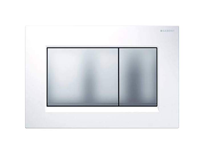 Geberit Sigma 30 bedieningsplaat, 1 stuk, wit/mat chroom, 115.883.KL.1