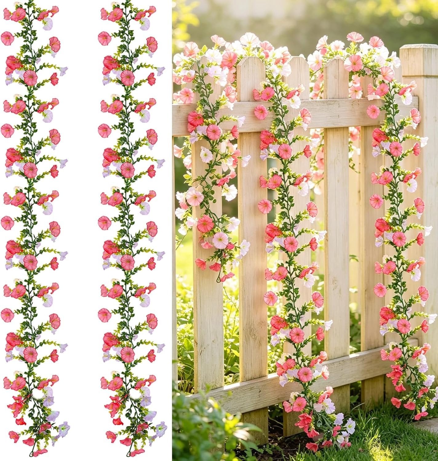 UV-bestendige hangende kunstbloemen Petunia voor tuin en balkon decoratie