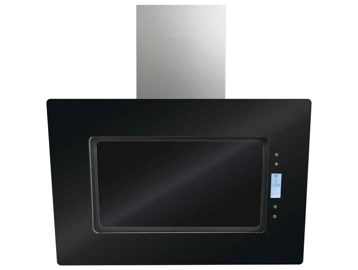 PKM Dunstabzugshaube, Schwarz, Metall, 90x126x42 cm, Randabsaugung, elektronische Steuerung, Arbeitsplatzbeleuchtung, Küchen, Küchenelektrogeräte, Dunstabzugshauben