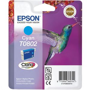 Epson T0802 cyan Original Druckerpatrone T080240 7,4ml