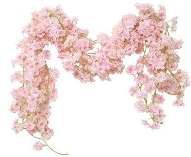 Inspired Living "70.8"" Sakura Vine Artificial Cherry Blossom Garland For Wedding Arch & Spring Home Decor 70.8"" Sakura Vine Artificial Cherry Blossom Garland For Wedding Arch & Spring Home Decor"