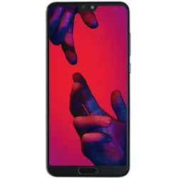 OEM Display-Einheit + Rahmen für Huawei P20 schwarz, ohne Logo (Display, Huawei P20), Mobilgerät Ersatzteile, Schwarz
