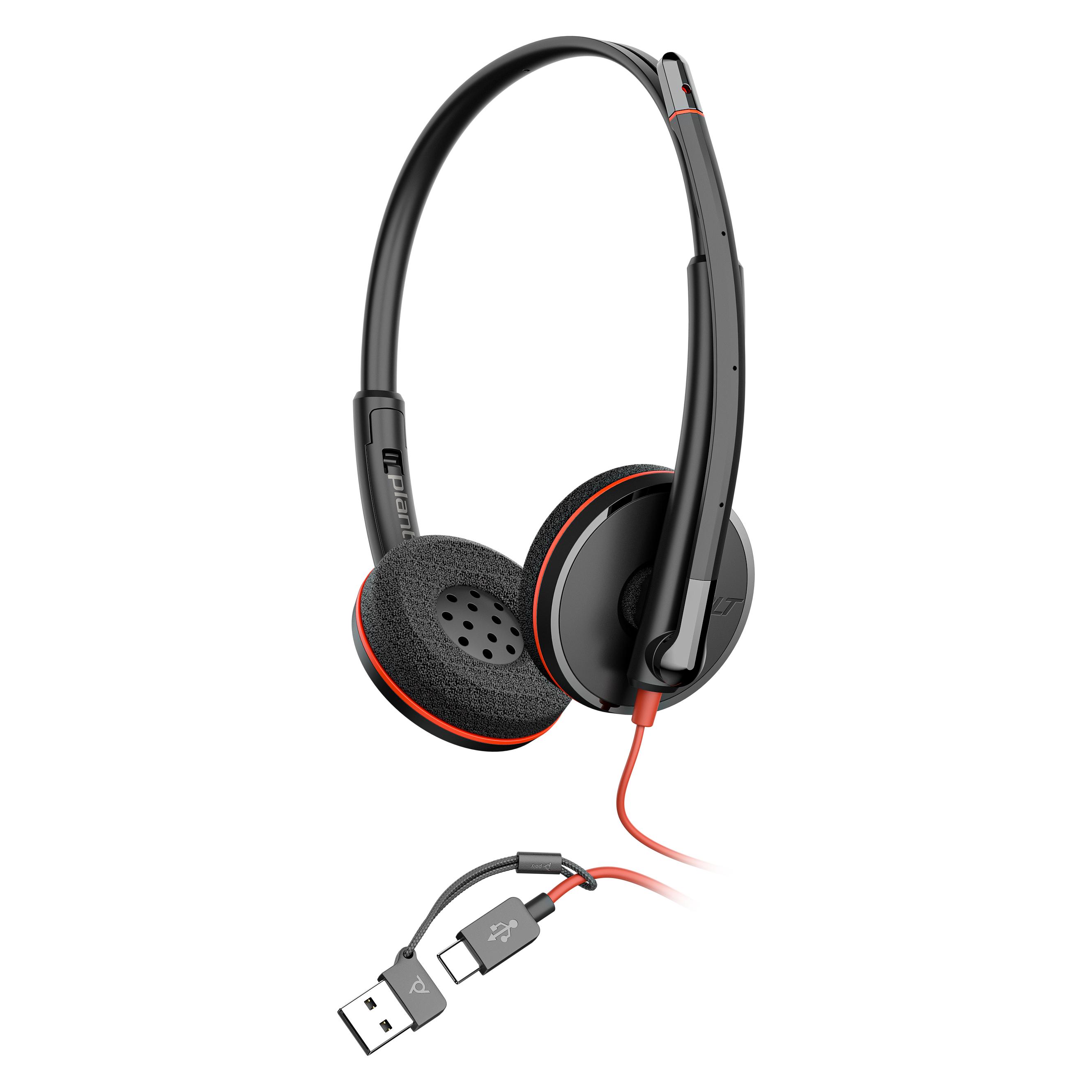 HP Poly Blackwire C3220 UC (Kabelgebunden, USB-A, Unify) (7S4L0AA)
