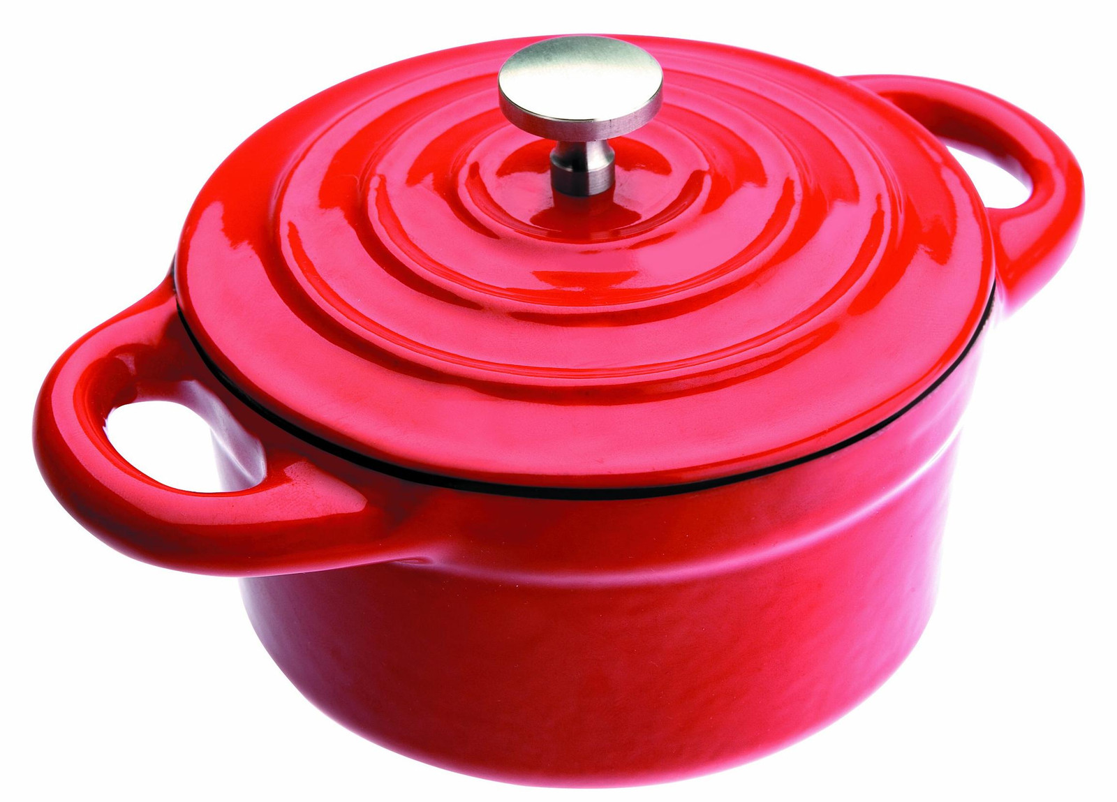 Ibili Menaje Cocotte Rood 10 x 4,5 cm
