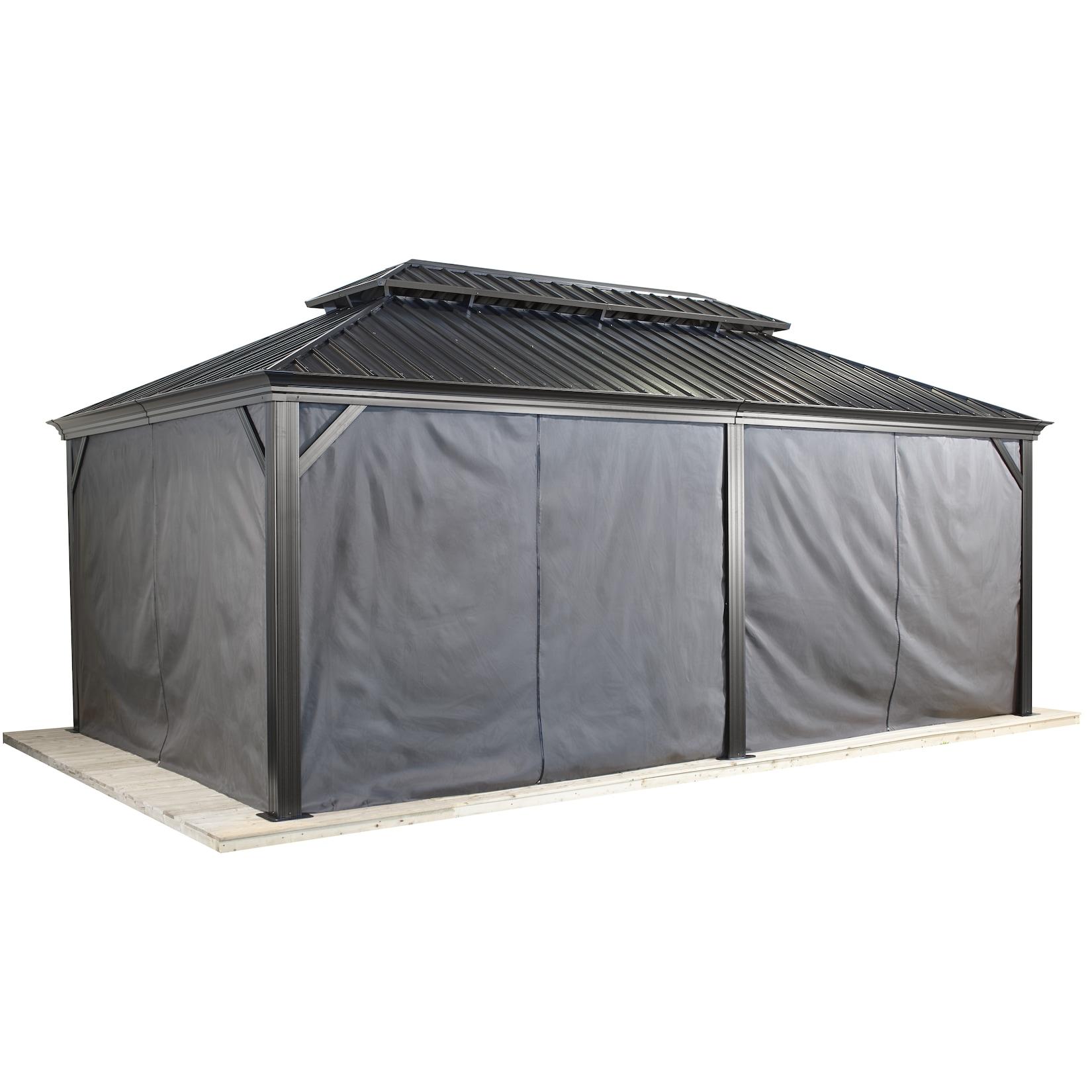 Sojag Pavillon Messina 12x20 Vorhänge