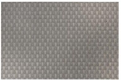 IH Casa Decor Woven Pvc Placemat Textstyle Beige - Set of 12
