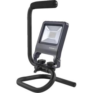 OSRAM Baustrahler S-Stand, LED, Netzbetrieb mit 2 m Kabel, IP65 Strahlwasserschutz, 20 Watt, 1.700 Lumen