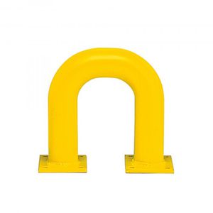 Moravia Rammschutzbügel aus Stahl, Innenbereich, zum Aufdübeln, HxB 350 x 375mm
