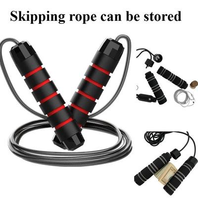 Jump Rope Steel Wire Skipping Exercise Adjustable Fitness Training Rope green