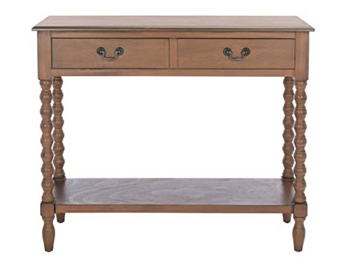 SAFAVIEH Zeitgenössisch Konsole aus Holz, Braun, 90 x 35 x 75 cm