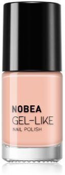 NOBEA Day-to-Day Gel-like Nail Polish verniz de unhas efeito gel tom Moccasin #N60 6 ml. Day-to-Day Gel-like Nail Polish