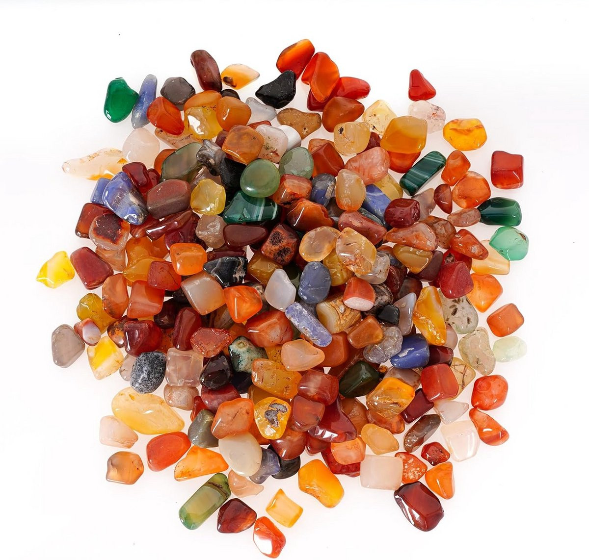 Kleine Edelstenen Mix (500g) voor Kinderen - Trommelstenen voor Opgraven en Verzamelplezier