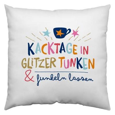 Kissen 'Kacktage in Glitzer tunken & funkeln lassen'