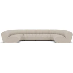 Coltre Configuration 1 Modulares 6-Sitzer-Sofa sandfarben