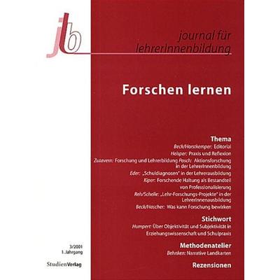 Forschen lernen, von Journal Journal Für Lehrerinnen, Studien Verlag, 978-3-7065-1598-6