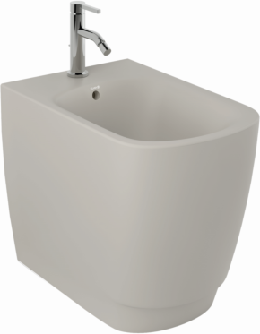 Kludi RESA S Stand-Tiefspül-Bidet 27BIB01O2 55 cm, verdeckte Befestigung, Matt Light Dove