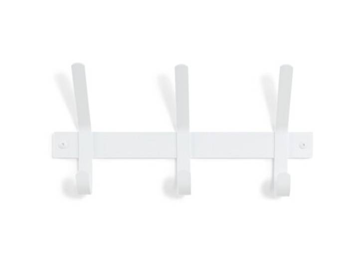 Spinder Design Garderobenleiste Hesta weiss Stahl H 21 cm 3 - Garderobenleiste