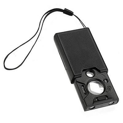 faltbare 3-in-1-Lupe mit 30-facher, 45-facher und 60-facher LED-UV-Beleuchtung, Juwelierlupe, Lupe, Schmucklupe