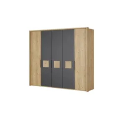 Primo Drehtürenschrank  Almeria ¦ holzfarben ¦ Maße (cm): B: 256,4 H: 220 T: 58.0