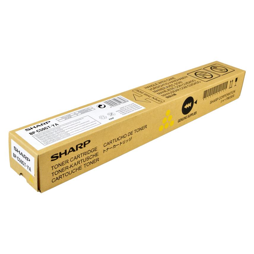 Sharp Toner BPC50GTYA- Yellow BP-C533WR/BP-C533WD/BP-C542WD 8K (Y) (BPC50GTYA)