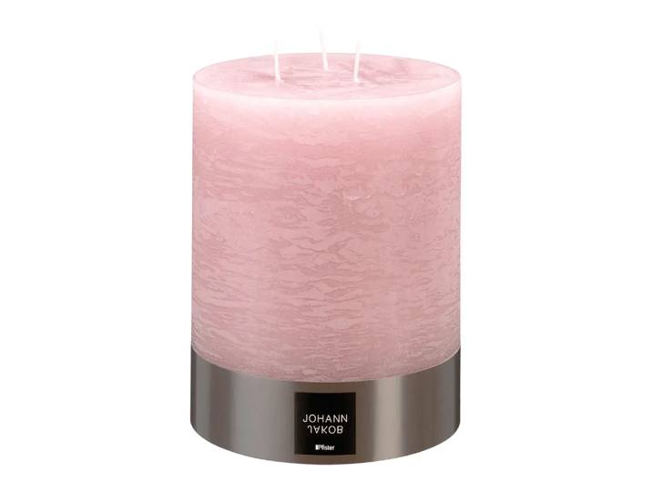 Zylinderkerze Adagio, Johann Jakob, rosa, Wachs