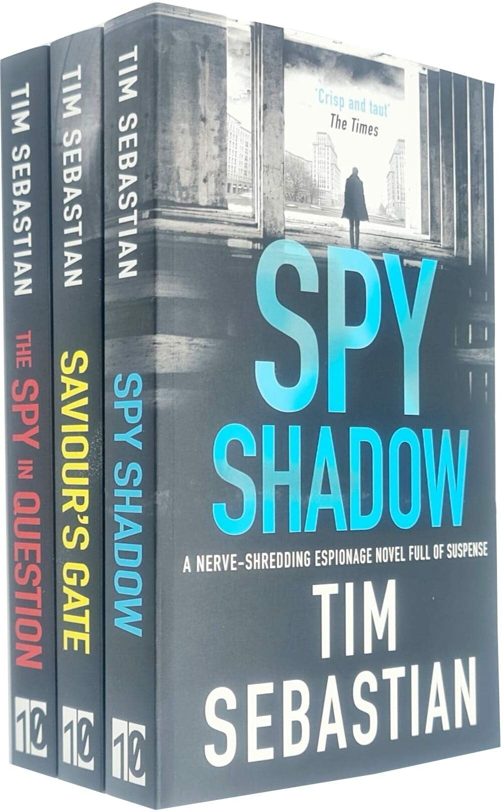 Canelo Ltd. Tim Sebastian Collection 3 Books Set (Spy Shadow, Saviour's Gate, The Spy in Question)