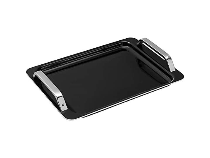 WMF Fusiontec 3in1 Grillplatte Induktion 41 x 30 x 6 cm, Teppanyaki Platte, große Oberfläche, High-Tech Keramik, für Herd, Grill, Backofen