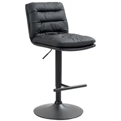 Barhocker Damar Kunstleder schwarz