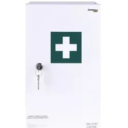 Donau Safety, Föhn, Polska Firma Apteczka naścienna 40.2" DIN 13157 (+ ustnik) metalowa