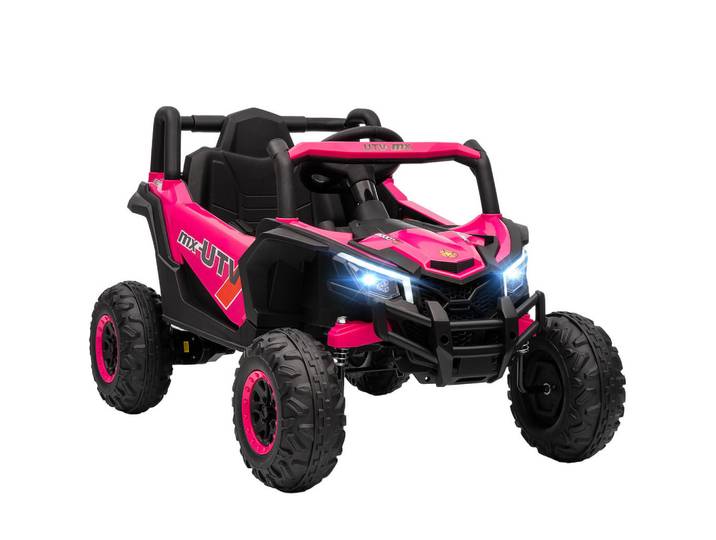 Aiyaplay Kinder-Elektroauto Kunststoff Metall Rosa, 61x56x96 cm, unisex, Freizeit & Co, Gartenspielzeug, Kinder-Elektrofahrzeuge